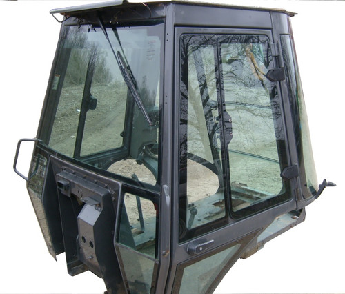 Case 580L, 580 Super L, 580K, 580 Super K  Backhoe Cab Assembly (USED)-- CS-580L-Cab | Broken Tractor