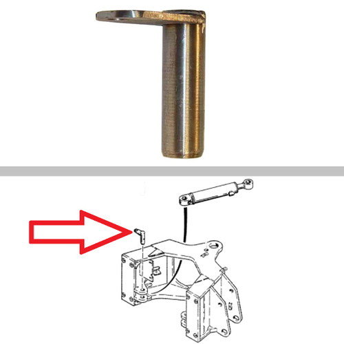 Case 580K Backhoe Swing Cylinder Tube Pin -- D139267