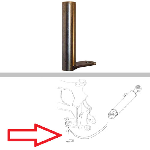Case Backhoe Swing Cylinder Tube Pin 580SK -- D147894