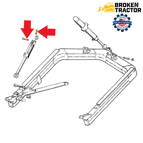 最終値下げ落胤パーツ Tilt Cylinder Rear Pin | Broken Tractor | D32933