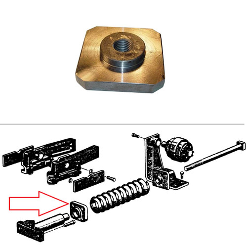 Case 450 Dozer Nut Track Adjuster Spring Early Serial D47539 case-450-dozer-nut-track-adjuster-spring-early-serial-d47539