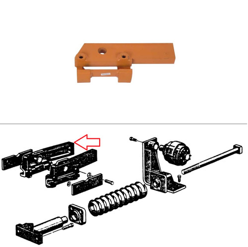 Case 450 Dozer Track Idler Bracket Right -- D48593
