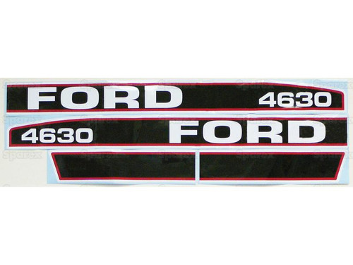 Ford 4630 Hood Decal -- S.66707  | Broken Tractor