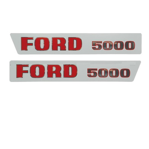 Ford 5000 Hood Decals