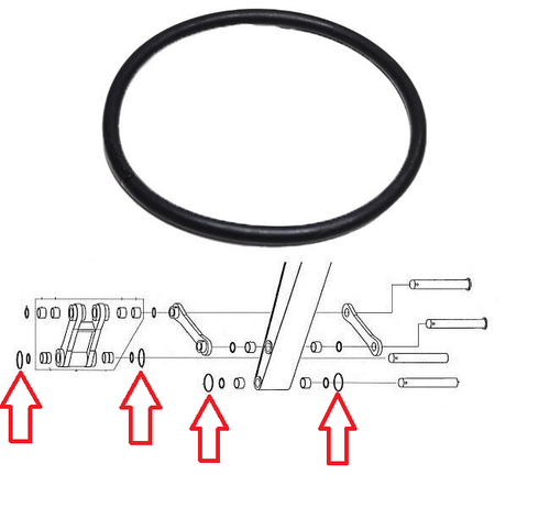 Kobelco Excavator O-Ring -- 2445Z888