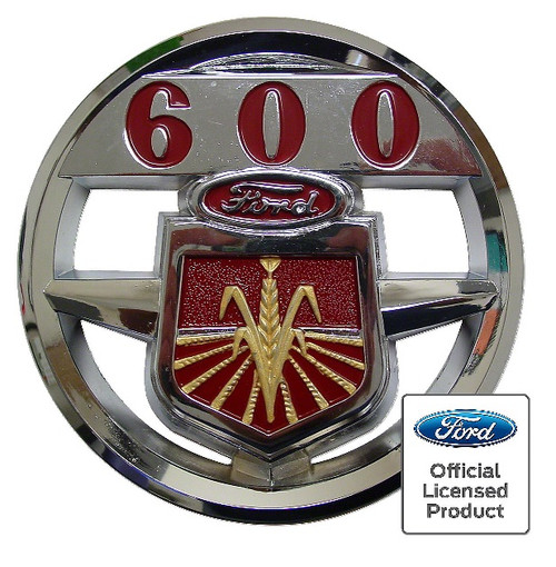 Ford 600 Tractor Hood Emblem -- NCA16600A | Broken Tractor