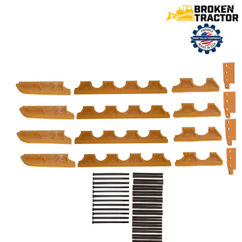 CASE 450C LT, 455C LT, 550 Dozer, Crawler Loader Rockguard Set