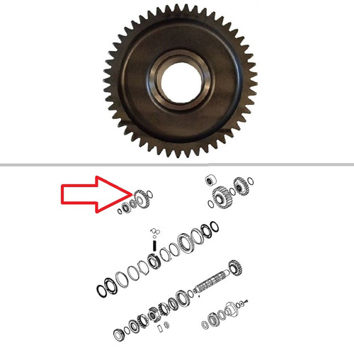 Case Backhoe Second Gear, 43 teeth 580L, 580 Super L, 590 Super L, 570LXT -- 181190A1