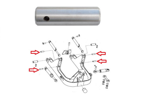 John Deere Dozer Lift Cylinder Rod End or Angle Cylinder Tube End Pin 750J, 750K, 850J, 850K -- T209133