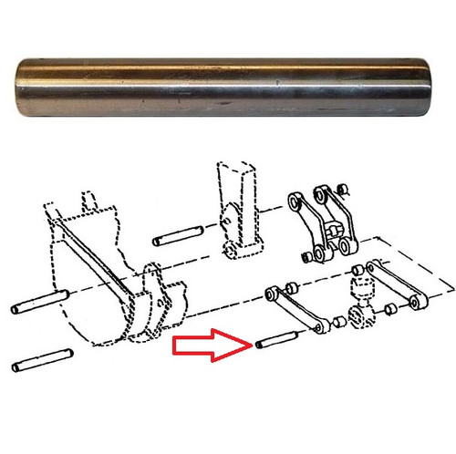 John Deere Backhoe Cylinder to Bucket Link Pin 310, 310B, 410, 410B -- T34428