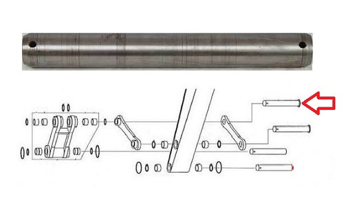 John Deere Excavator Link to Cylinder Pin 690, 690A, 690B, 690C -- T35603