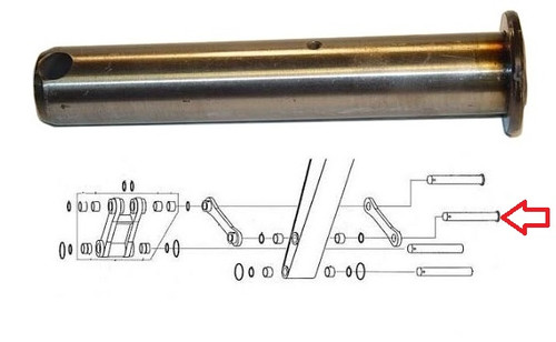 John Deere Excavator Link to Dipper Pin 120C, 120D, 130G, 135C RTS, 135D, 135G -- 3089106