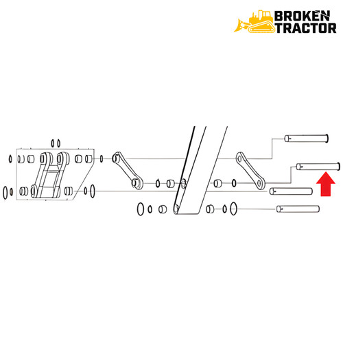 JD Bucket Link Pin | Broken Tractor | TH110418
