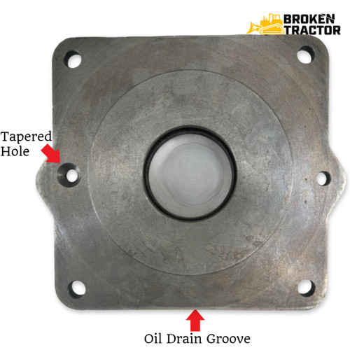 Left Hand Brake Bearing Carrier Plate for Case Backhoes | Br