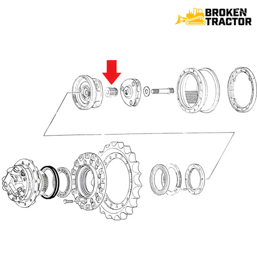 Hitachi Excavator Final Drives | Broken Tractor