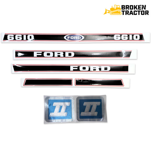Ford 6610 Series II (Force II) Decal Kit