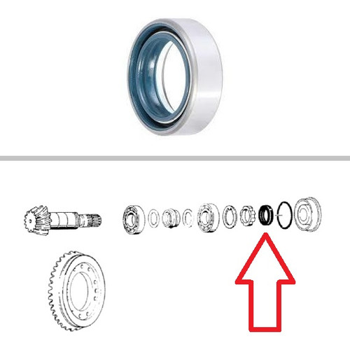 Case Backhoe Front Axle Differential Seal 295151A1