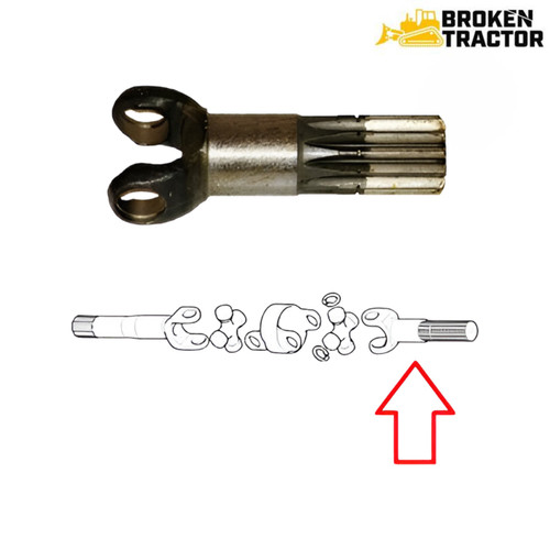 Front Axle Short Shaft | Broken Tractor | 87306929