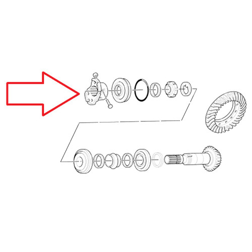 New Holland Backhoe Front Axle Flange -- 9968049 | Broken Tractor