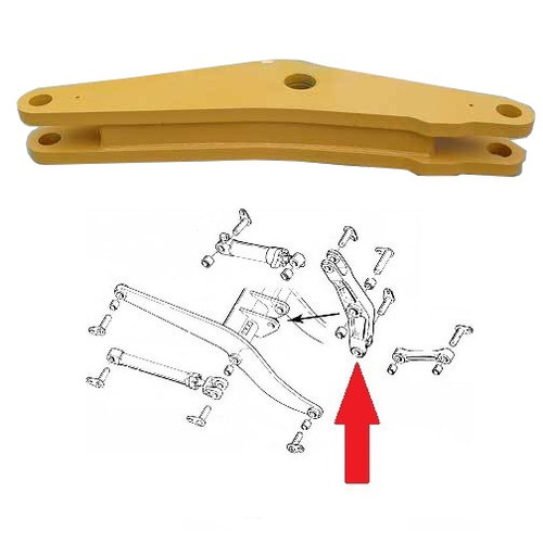 Case Wheel Loader Bellcrank with Center Bushings -- L130049