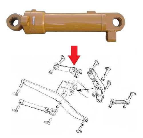 Case Wheel Loader Bucket Tilt Cylinder 339921a1 9560