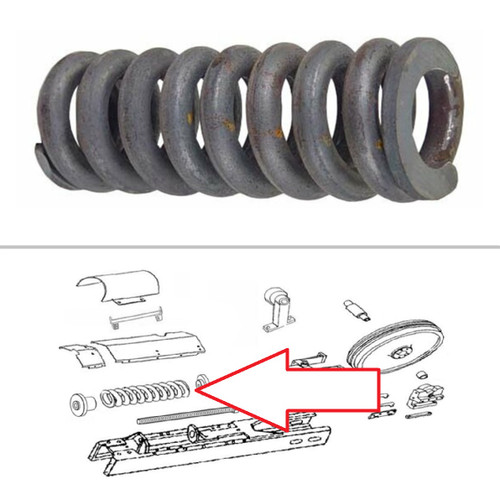 John Deere Dozer Recoil Spring -- T106882.