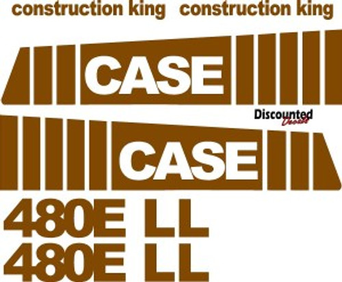 Case 480E LL Decal Set -- C480ELL | Broken Tractor