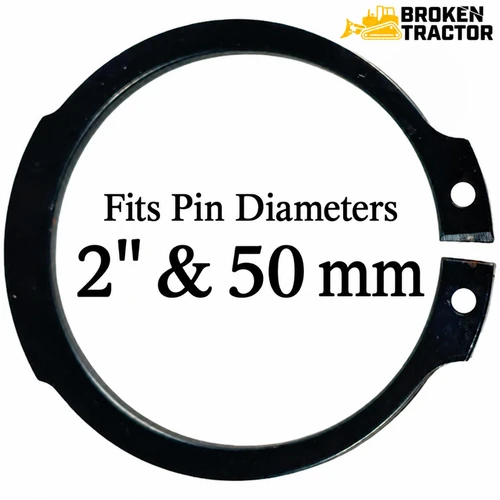 M50 external snap ring 84158898 for Case 580 Super N backhoe 2 inch pin