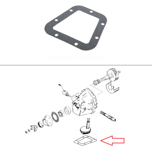 Case Backhoe Shuttle Pan Gasket 580C, 580D, 580 Super E, 584E, 585E, 586E, 480C, 480D, 480E, 480F, 580K  -- R29956