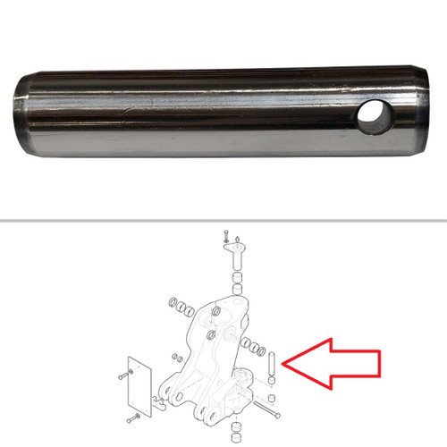 Case Backhoe Rear Swing Post Assembly Pin 580SR, 580ST, 580T, 590SR, 590ST, 695ST, 695SM, 695SR, 695ST, 580T, 580ST, 580SR  -- 85803192