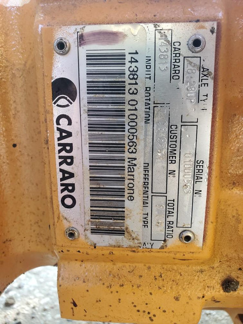 Carraro OEM Complete Rear Axle for Case Backhoes | Broken Tractor 