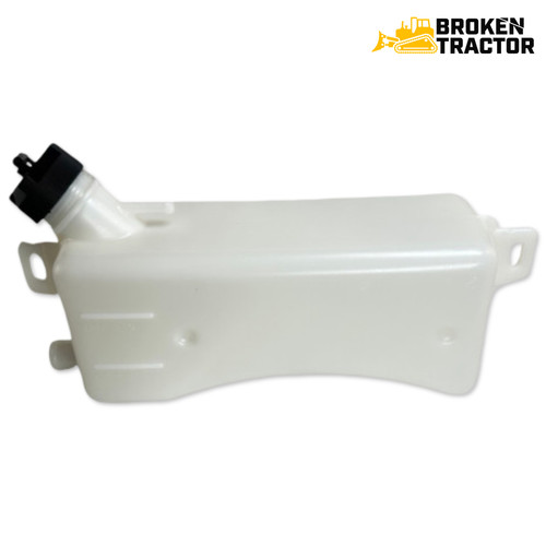 Case coolant expansion reservoir with cap