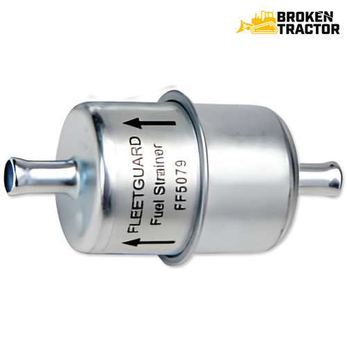 In-Line Fuel Filter for Case Backhoes, Dozers, Skid Steers, Loaders, Excavators & Trenchers