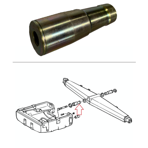 Ford Backhoe Front Axle Pivot Pin (Front) -- E0NN3A161AA | Broken Tractor