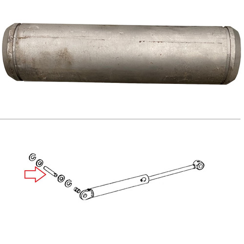 John Deere Backhoe Bucket Cylinder Pin, Tube End -- T145346 | Broken Tractor