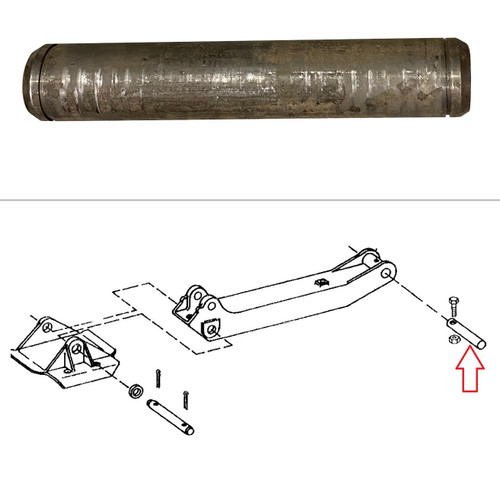 JD Backhoe Stabilizer Pin, Leg to Machine -- T139953 | Broken Tractor