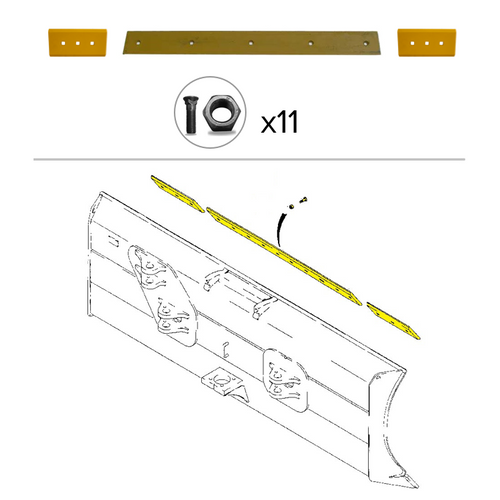 John Deere Dozer Blade Cutting Edge Kit -- JD-350C-CEK | Broken Tractor