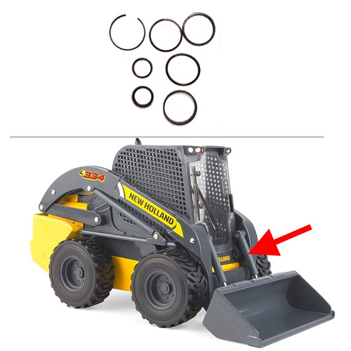 NH Loader Bucket Tilt Cylinder Seal Kit -- 9610764 | Broken