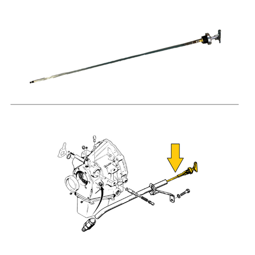Case Power Shuttle Transmission Dipstick Fits Select Backhoes