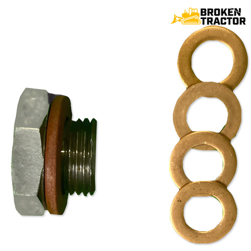 Case Shuttle Transmission Oil Pan Drain Plug -- D73701