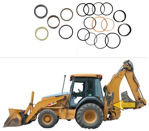 JD 210C Backhoe Boom Cylinder Seal Packing Kit