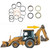 RE31716, AH212101, AH150119, RE31715, AH138661 JD 310C Backhoe Dipper Crowd Cylinder Seal Kit