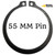 Case Backhoe 55MM Snap Ring -- 84233536