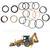 JD 315C Backhoe Swing Cylinder Seal Kit -- RE28419