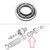 John Deere Backhoe Reverser Forward Clutch Piston 210C, 300D, 310C, 310D, 315C, 315CH, 315D, 482C -- T101008