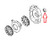 Brake Oil Seal for Case Backhoes, Loaders & Forklifts