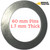 60 MM Pin Washer for Case 580 Series Backhoes