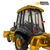 T242699 rear cab glass fits John Deere 710J backhoe