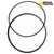 Case 570LXT 580L 580SL 580M 580SM backhoe Carraro transmission clutch sealing ring 358643A1