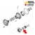 Case 590 Super N backhoe Carraro rear axle planetary bearing